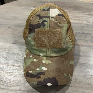 Condor Tactical Multicam Breathable Mesh Military Baseball Cap With Patch